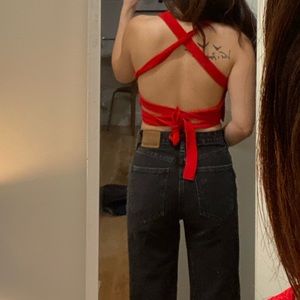 Aritzia red top - never worn